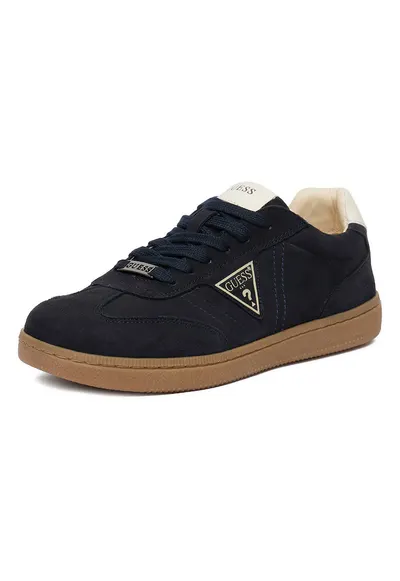 Pantofi sport copii - piele naturala - bleumarin - velcro