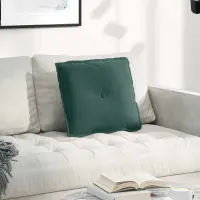 vidaXL Perna pentru spate Verde închis 50 x 45 cm