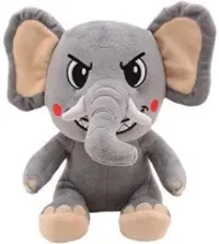 Jucărie de pluș Johntoy – Break Out Zoo, elefant, 24 cm
