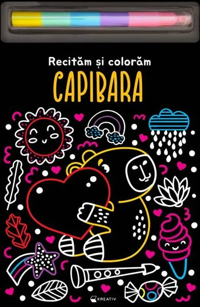 Capibara – Recităm și colorăm - Paperback - Medana Croitoru