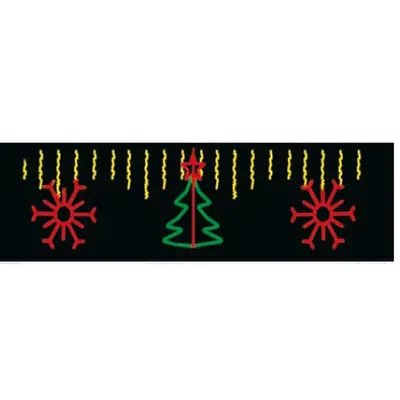 Banner 3 LED & FLASH (Lxh) 4000x1000 mm