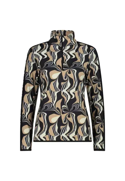 Fleece dama 34L4256 - Negru/Bej