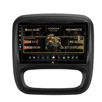 Navigatie Opel Vivaro Renault Trafic Fiat Talento (2014-2017), Android, A-Octacore 4GB RAM + 64GB ROM, 9 Inch - AD-BGA9004+AD-BGRKIT389