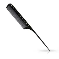 Pieptene frizerie/coafor - Y.S/PARK -101 - Negru