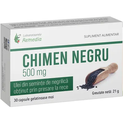 Chimen Negru 500mg 30cps