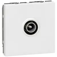 Priza tv tata 2 module Legrand Mosaic 078782 / 078782E, alb