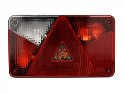 Stop spate stanga MULTIPOINT V (P21 5W P21W PY21W R10W, 12V, cu intermitent, cu far de ceata, marsarier, cu stop, lumina de parcare, reflector triunghiular, conector: 8PIN)