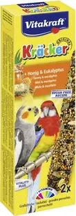 Batoane pentru Nimfa, Vitakraft Kracker cu Miere si Eucalipt, 180 g