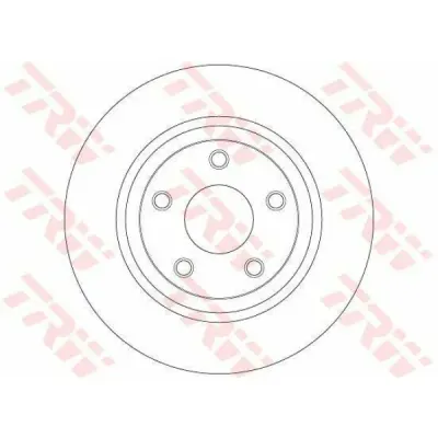 Disc frana TRW DF6492