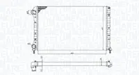 Radiator motor (Manual) potrivit MERCEDES E (W210); FIAT DOBLO, DOBLO MINIVAN 1.2-2.7D