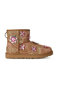 UGG cizme de zăpadă din piele întoarsă W Classic Mini Meadow