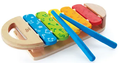 Instrument muzical Hape - Xilofon colorat, din lemn
