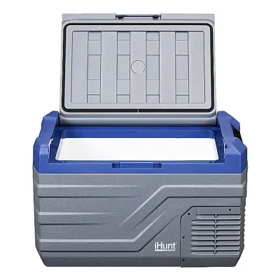 Lada frigorifica portabila iHunt Bro Freezer NL30, 27l, 61cm, Compresor Freon, Ecran Digital, Capac Dublu Sens, AC - DC 12 24V