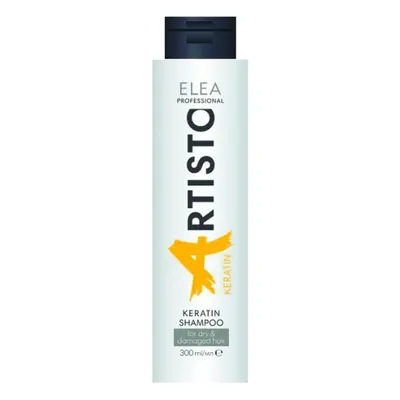 Sampon cu keratina pentru par uscat si deteriorat, Elea Artisto | 300 ml
