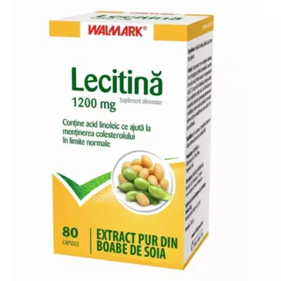 Lecitina 1200 mg, Walmark | 80 capsule