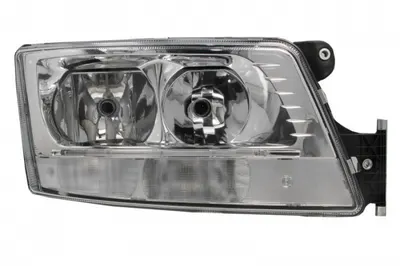 Far dreapta (D1R H21W H7 LED PY21W, electric, cu motor, cu lumina de zi, culoare insert: crom platinat, culoare indicator: transparent) potrivit MAN TGX I 06.06-09.21