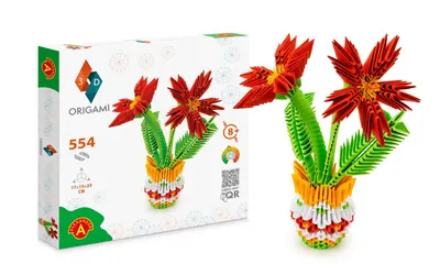 Kit origami 3D - Flowerpot