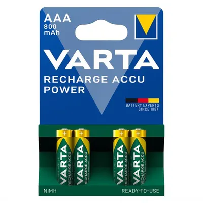 Varta Acumulatori 800mAh Preincarcati 1.2V Ni-MH AAA R3 B4