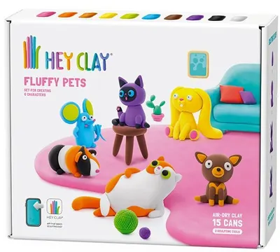 Trusă de modelat argilă Hey Clay - Animale de companie