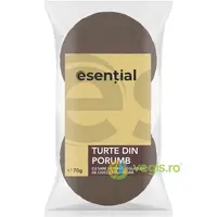 Turte din Porumb cu Sare de Mare si Glazura de Ciocolata Neagra 70g