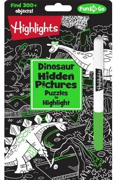 Dinosaur Hidden Pictures Puzzles to Highlight