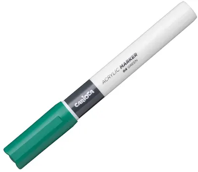 Marker acrilic Carioca Plus - Van Orton, 2.0 mm, verde