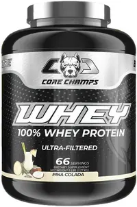 100% Whey Protein Ultra-Filtered, pina colada, 2270 g, Core Champs by Kai Greene