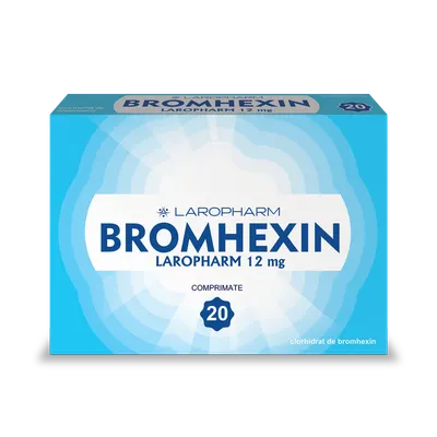 Bromhexin, Laropharm | 12mg x 20 comprimate