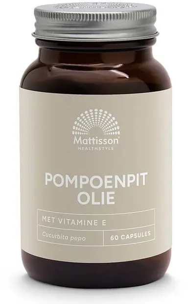 Pumpkin Seed Oil, 60 capsule, Mattisson Healthstyle