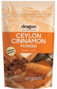 Pudră de scorțișoară de Ceylon, 150 g, Dragon Superfoods