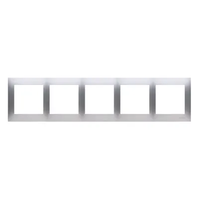 Rama cvintupla IP20 / IP44; silver mat metalic