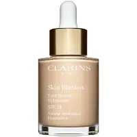 Clarins Skin Illusion Natural Hydrating Foundation makeup radiant cu hidratare SPF 15 culoare 103N Ivory 30 ml