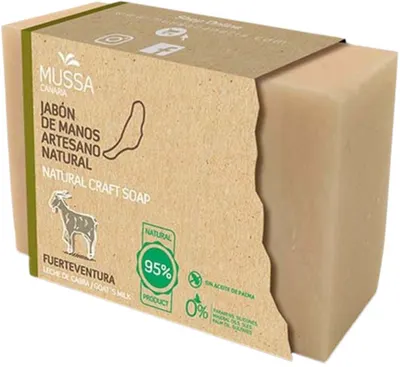 Mussa Canaria Săpun natural, cu lapte de capră din insula Fuerteventura, 100 g