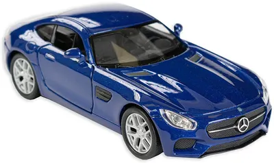 Mașinuță din metal Toi Toys Welly - Mercedes AMG, albastru inchis