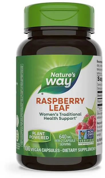 Raspberry Leaf, 450 mg, 100 capsule, Nature's Way