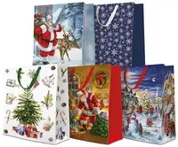 Pungă cadou de Crăciun - 30 х 41 х 12cm, sortiment