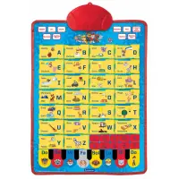 Poster interactiv, Lexibook, Alfabet Engleza-Franceza, Paw Patrol