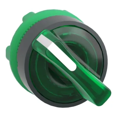 Cap Luminos Verde Cheie Selectoare Ø22 2-Pozitii cu Revenire