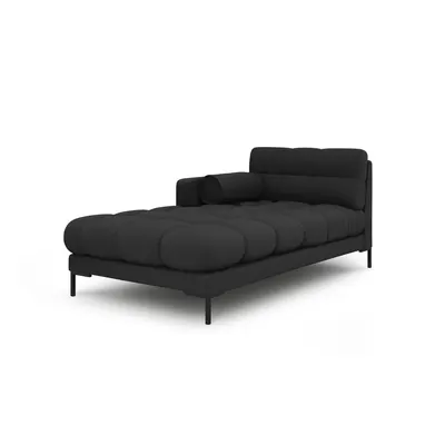 Șezlong gri închis (cu colț pe partea dreaptă) Bali – Cosmopolitan Design
