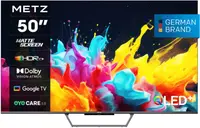 Smart TV METZ - 50MQE7600Z, 50'', QLED, 4K, negru