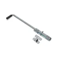 Zavor ingust pentru porti mici si usi, inchidere reglabila, lungime 420 mm, galvanizat