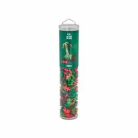 Set constructie Plus-Plus, tub 240 piese, Jungle Mix, culorile junglei
