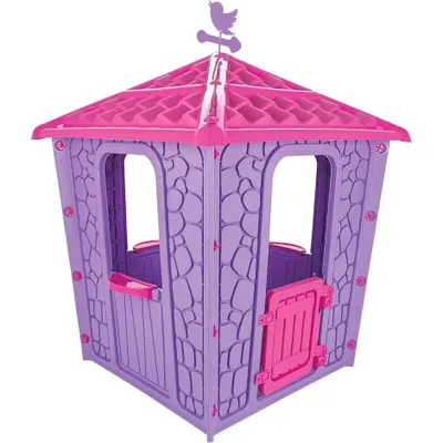 Casuta pentru copii Pilsan Stone House gray purple