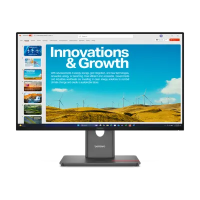 Monitor Consumer Lenovo ThinkVision P24QD-40, 23.8", 2560 x 1440 pixeli, Black, 2 ani Garantie