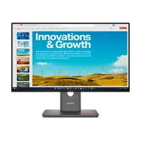 Monitor Consumer Lenovo ThinkVision P24QD-40, 23.8", 2560 x 1440 pixeli, Black, 2 ani Garantie