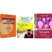 Pachet Bacalaureat Limba si literatura romana, Istorie si Psihologie