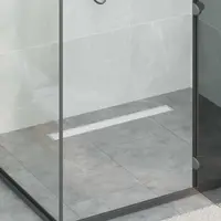 vidaXL Scurgere de duș 2 în 1 cu sifon 360° Argintiu 70 cm