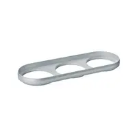 Ferronego Installation frame 111 round / 3-fach silver
