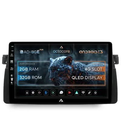 Navigatie BMW E46, Android, E-Octacore 2GB RAM + 32GB ROM, 9 Inch - AD-BGE9002+AD-BGRKIT397