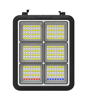 Proiector solar GD PLUS 2208C 4 tipuri de iluminare incarcare telefon putere 400W